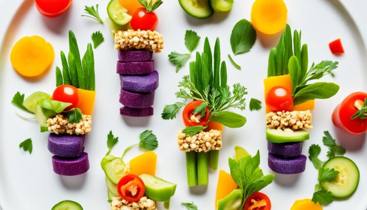 Kreative vegane Fingerfood-Ideen