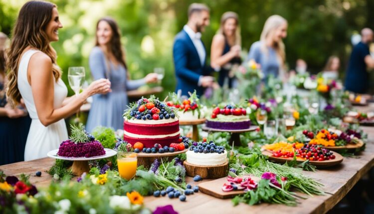 Vegetarisches und veganes Hochzeits-Catering